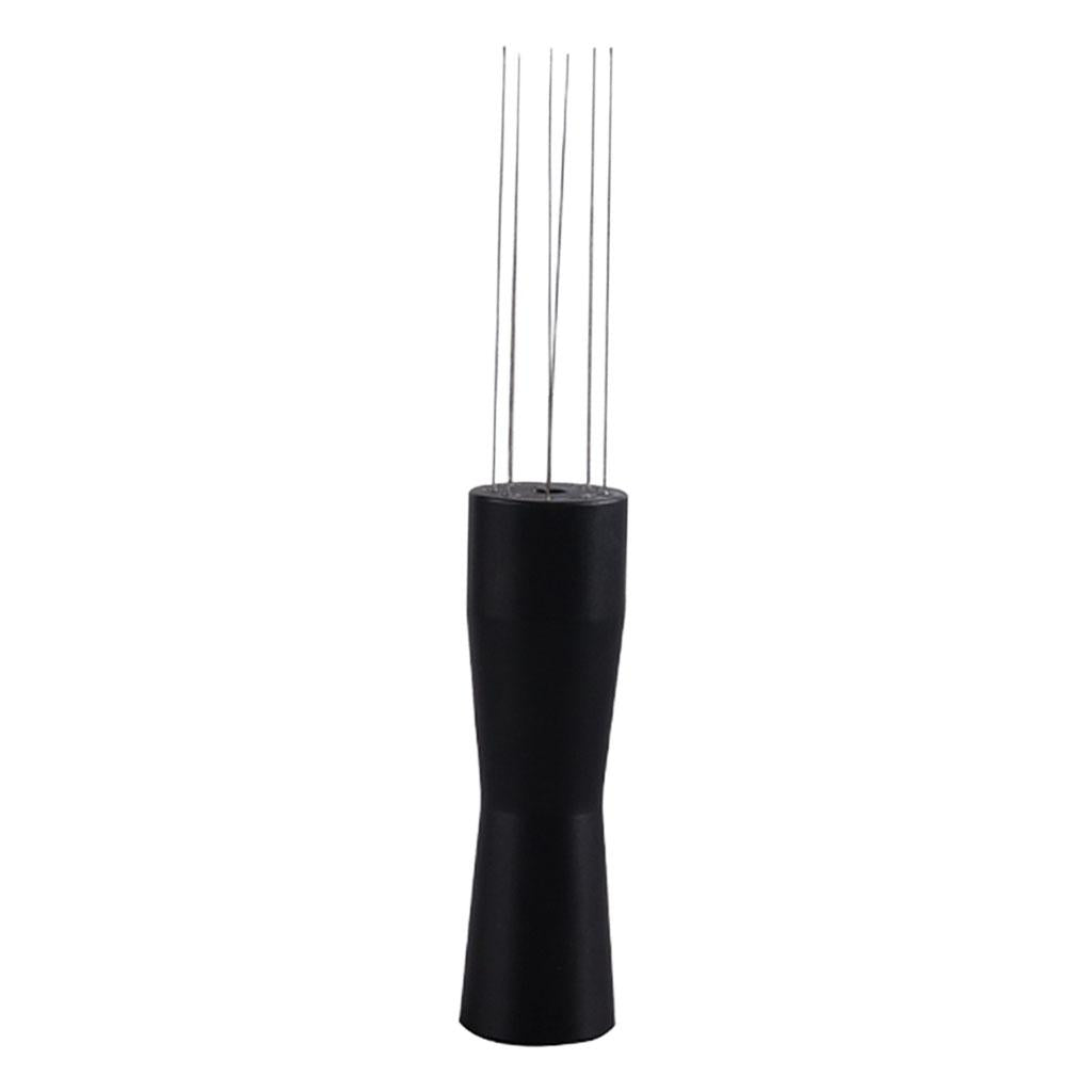 Needle Style Coffee Tamper Distributor Espresso Hand Stirrer Tool Black
