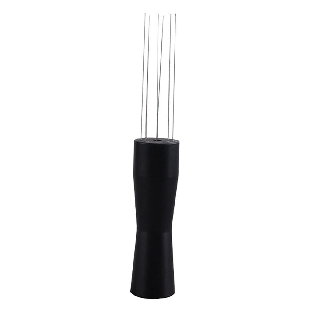 Needle Style Coffee Tamper Distributor Espresso Hand Stirrer Tool Black