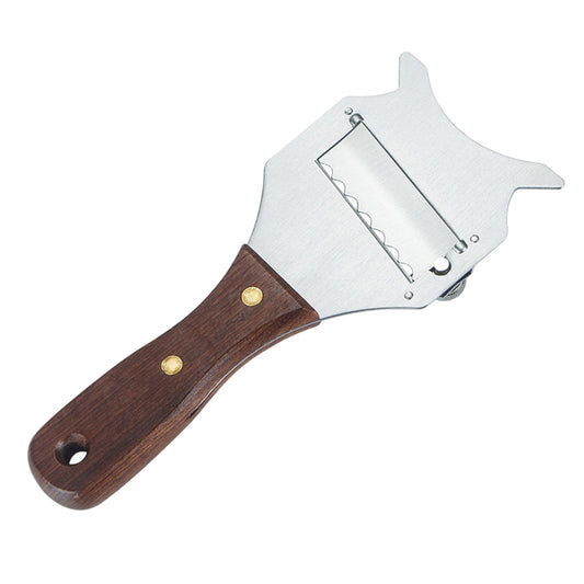 Rustproof Truffle Slicer Adjustable Chocolate Cheese Shaver Beech Handle