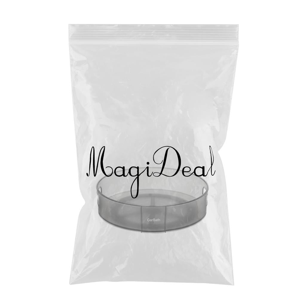 360 Rotating Pantry Spice Jar Storage Tray Makeup Organizer Rack Gray