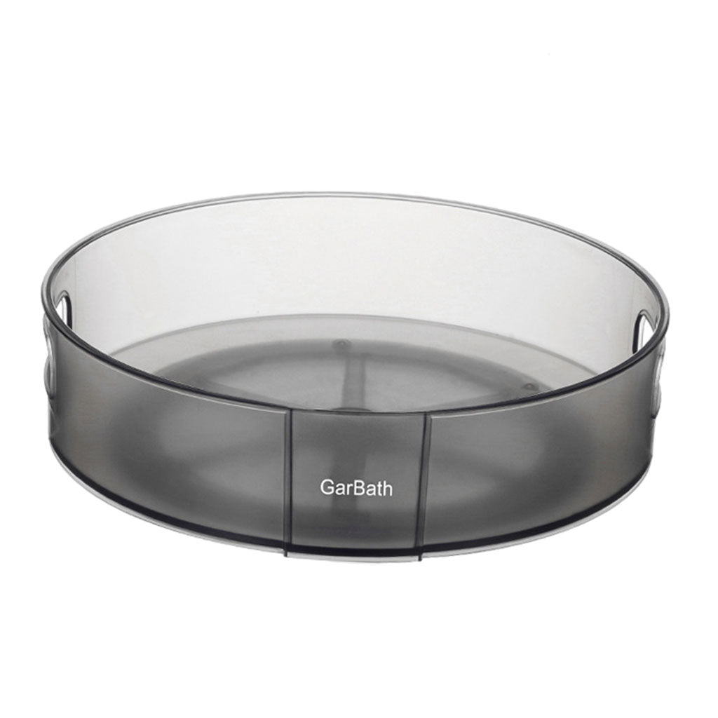 360 Rotating Pantry Spice Jar Storage Tray Makeup Organizer Rack Gray