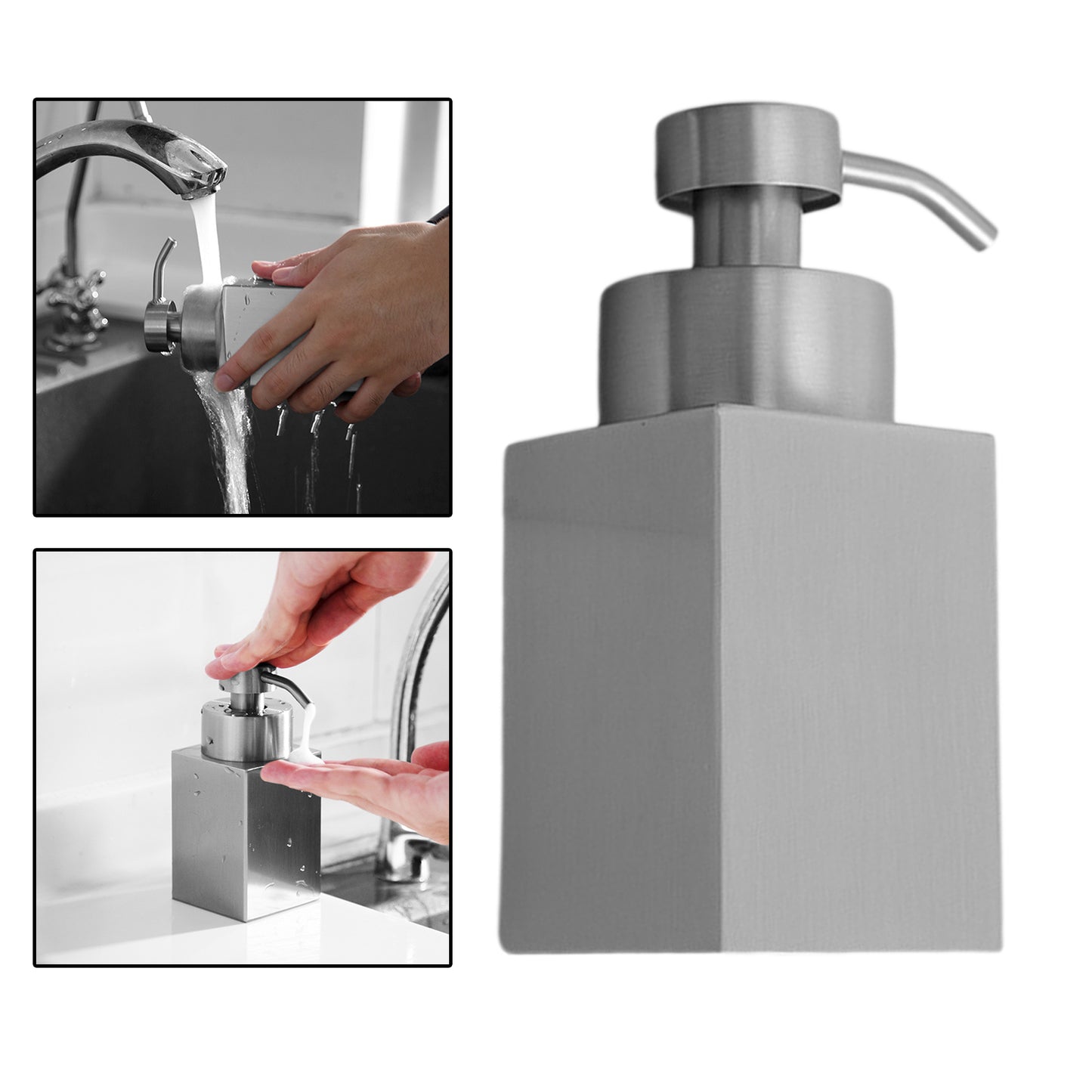 Empty Lotion Dispenser Body Wash Liquid Makeup Bottle Container for Bathroom