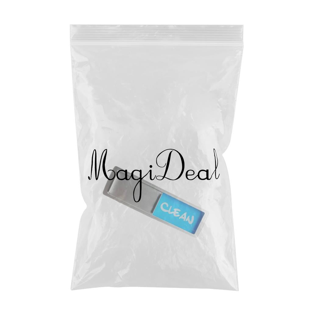 Magnet Clean Dirty Sign Dishwasher Indicator for Kitchen Dishwasher Fridge Blue Gray Silver