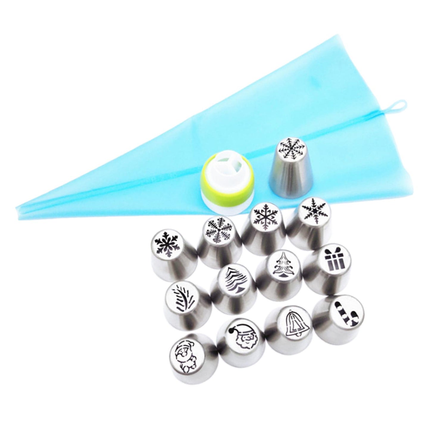 Stainless Steel Icing Piping Nozzle Pastry Xmas Flower Mouth Cake Decorating
