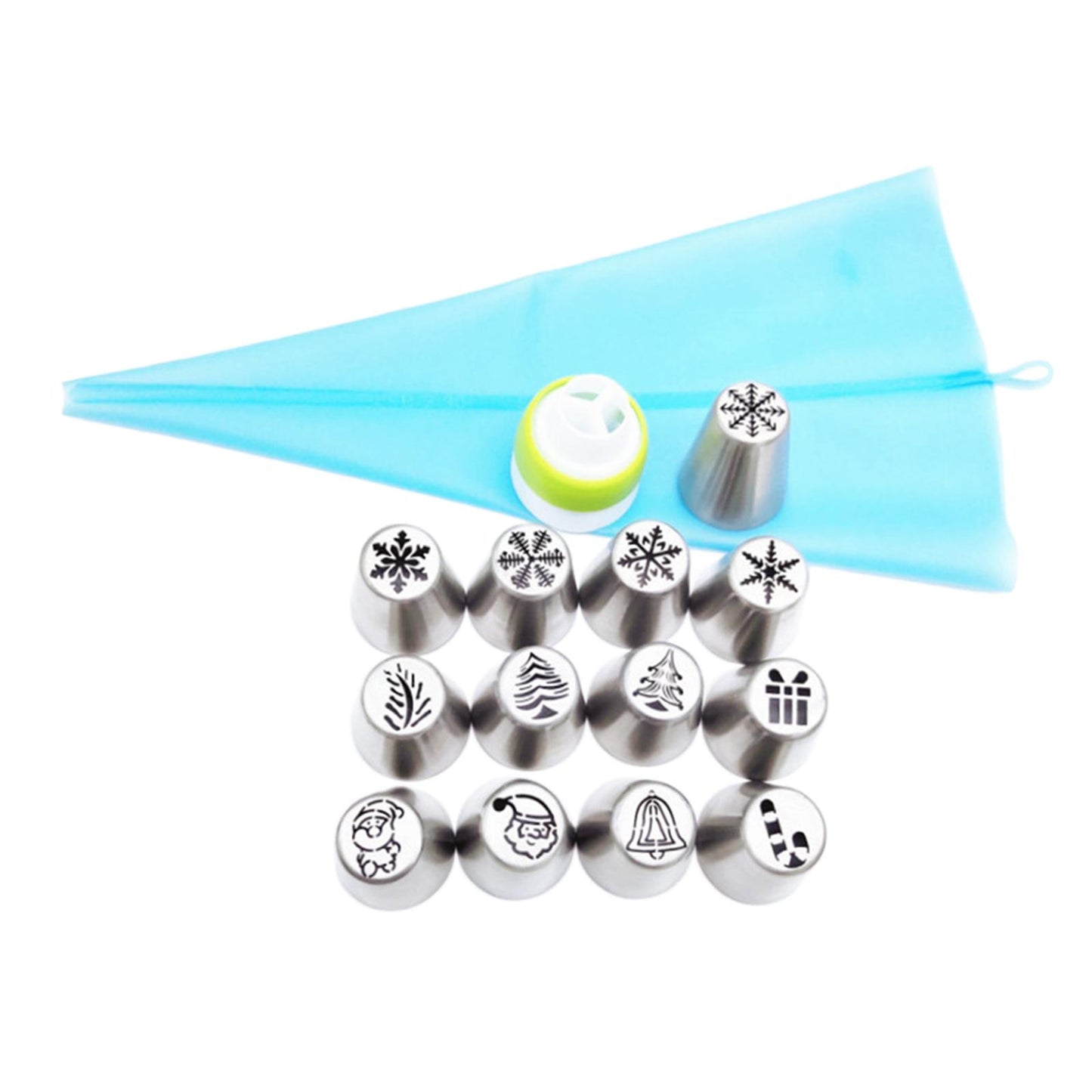 Stainless Steel Icing Piping Nozzle Pastry Xmas Flower Mouth Cake Decorating