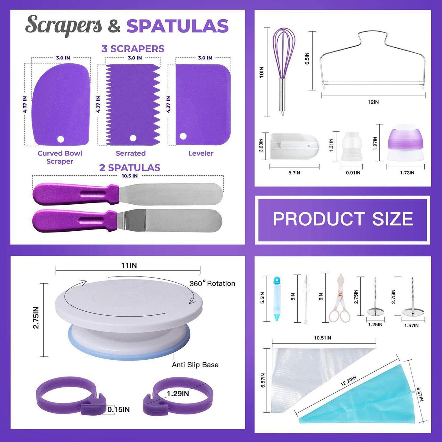 137pcs/set Icing Bag Pastry Nozzles Tips Baking Cake Dessert Decorating Tool