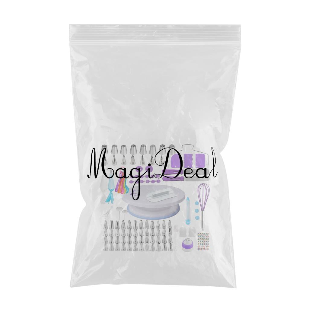 137pcs/set Icing Bag Pastry Nozzles Tips Baking Cake Dessert Decorating Tool