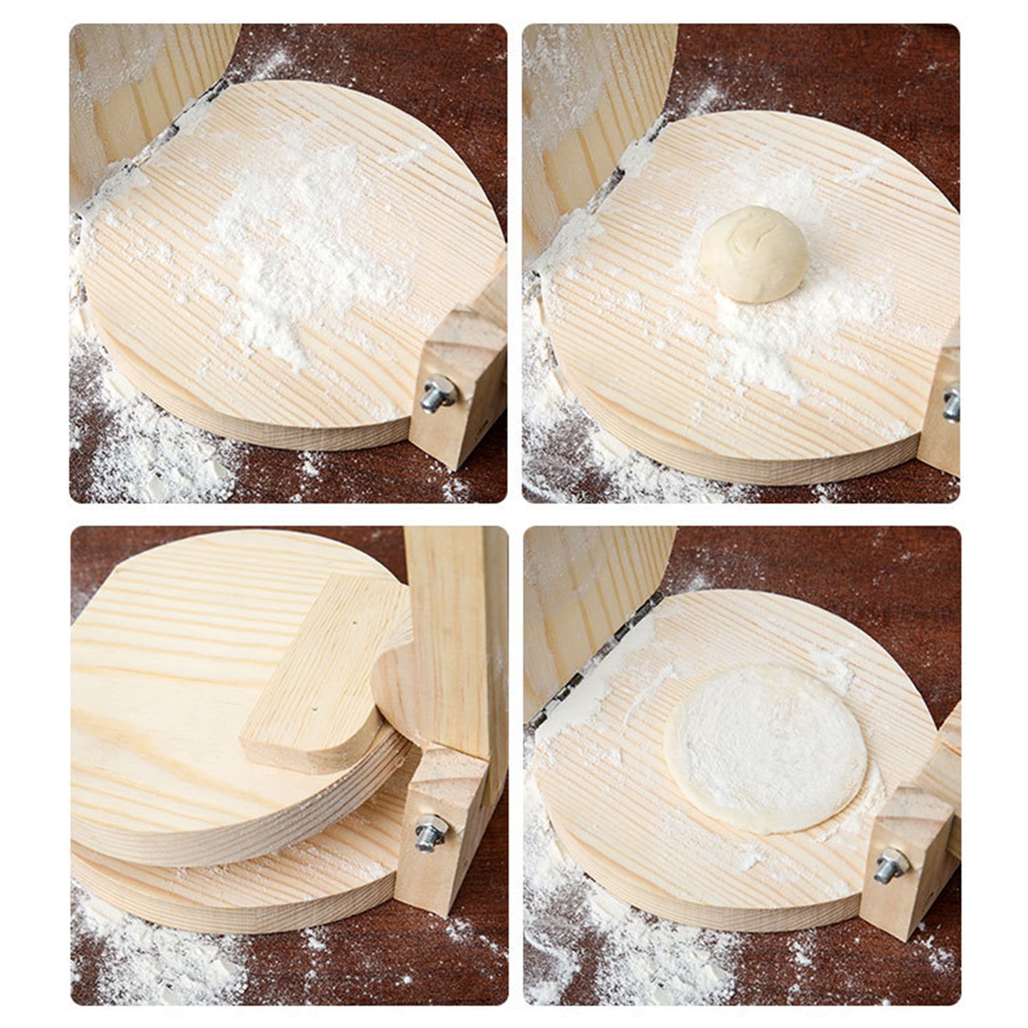Ravioli Dough Presser Making Mold Pie Corn Manual for Home Kitchen Gadget