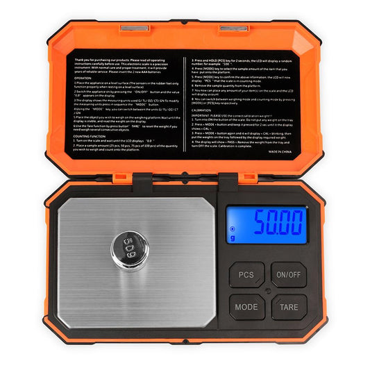 Digital Pocket Scale LCD Backlit Display for Food Powder 500gx0.01g