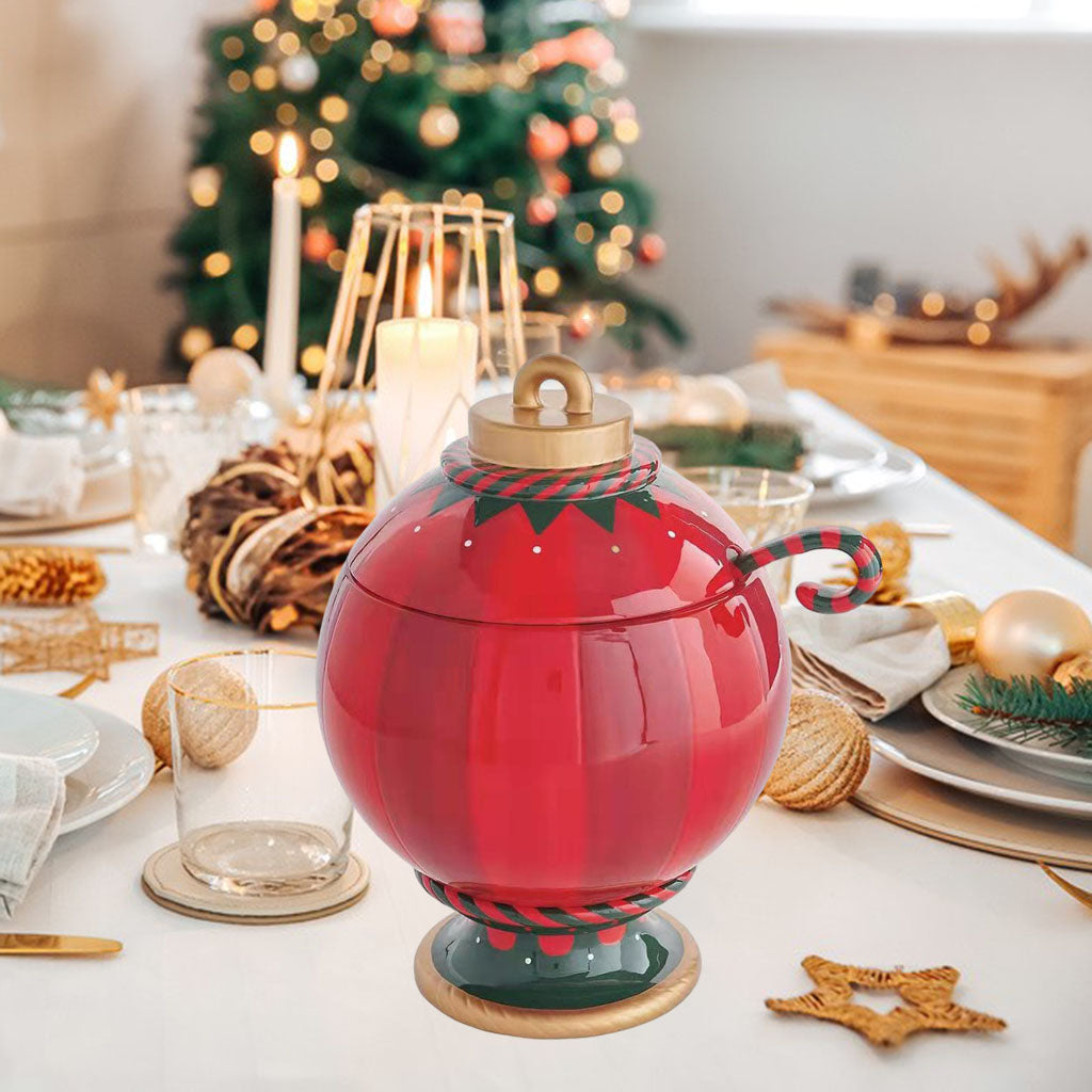 Christmas Snacks Jar for Candy Storage Container for Kitchen Party Christmas