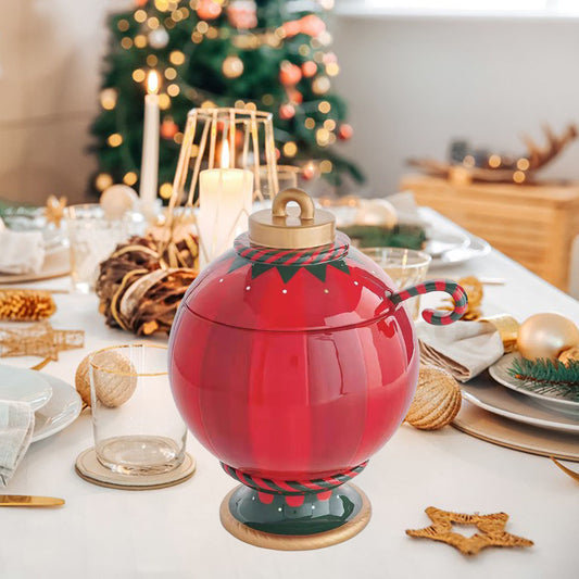 Christmas Snacks Jar for Candy Storage Container for Kitchen Party Christmas