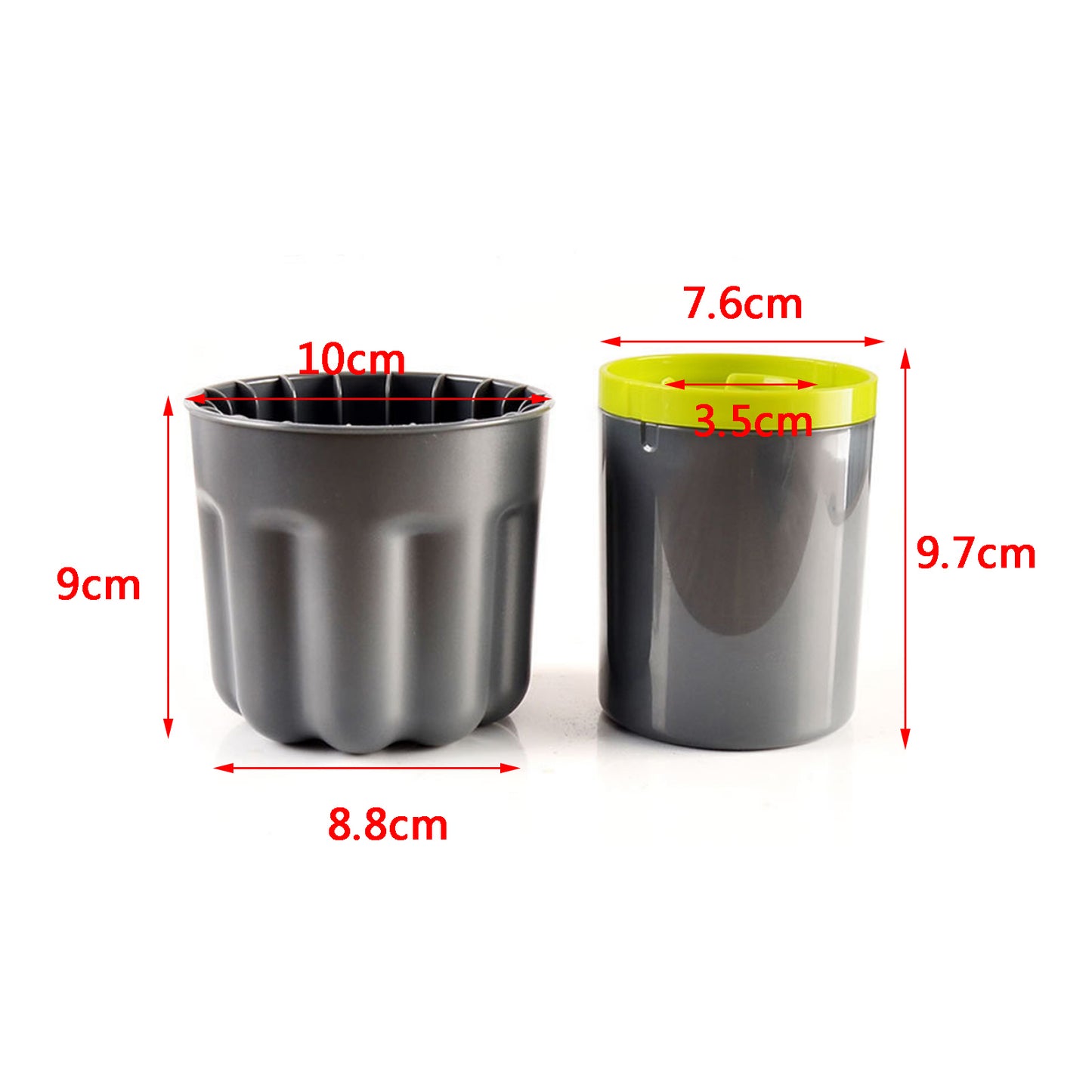 Coffee Powder Slag Bucket Dump Container Waste Bucket Push-Type Office Bar