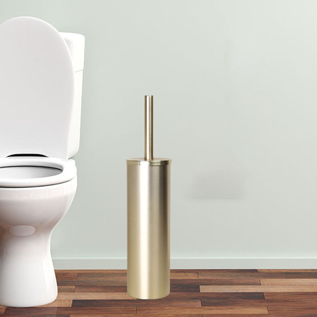 Stainless Steel Toilet Brush Holder Long Handle No Dead Corner for Toilet