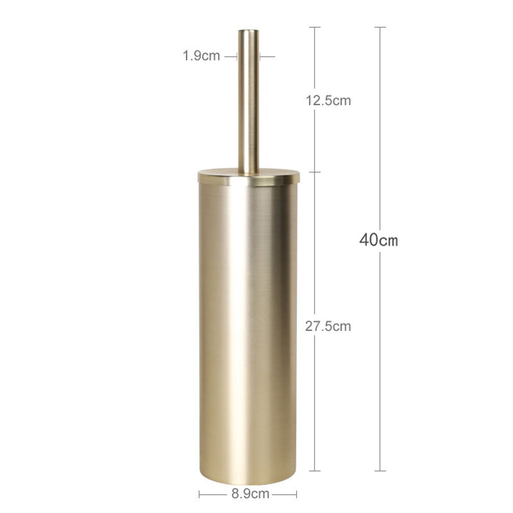 Stainless Steel Toilet Brush Holder Long Handle No Dead Corner for Toilet