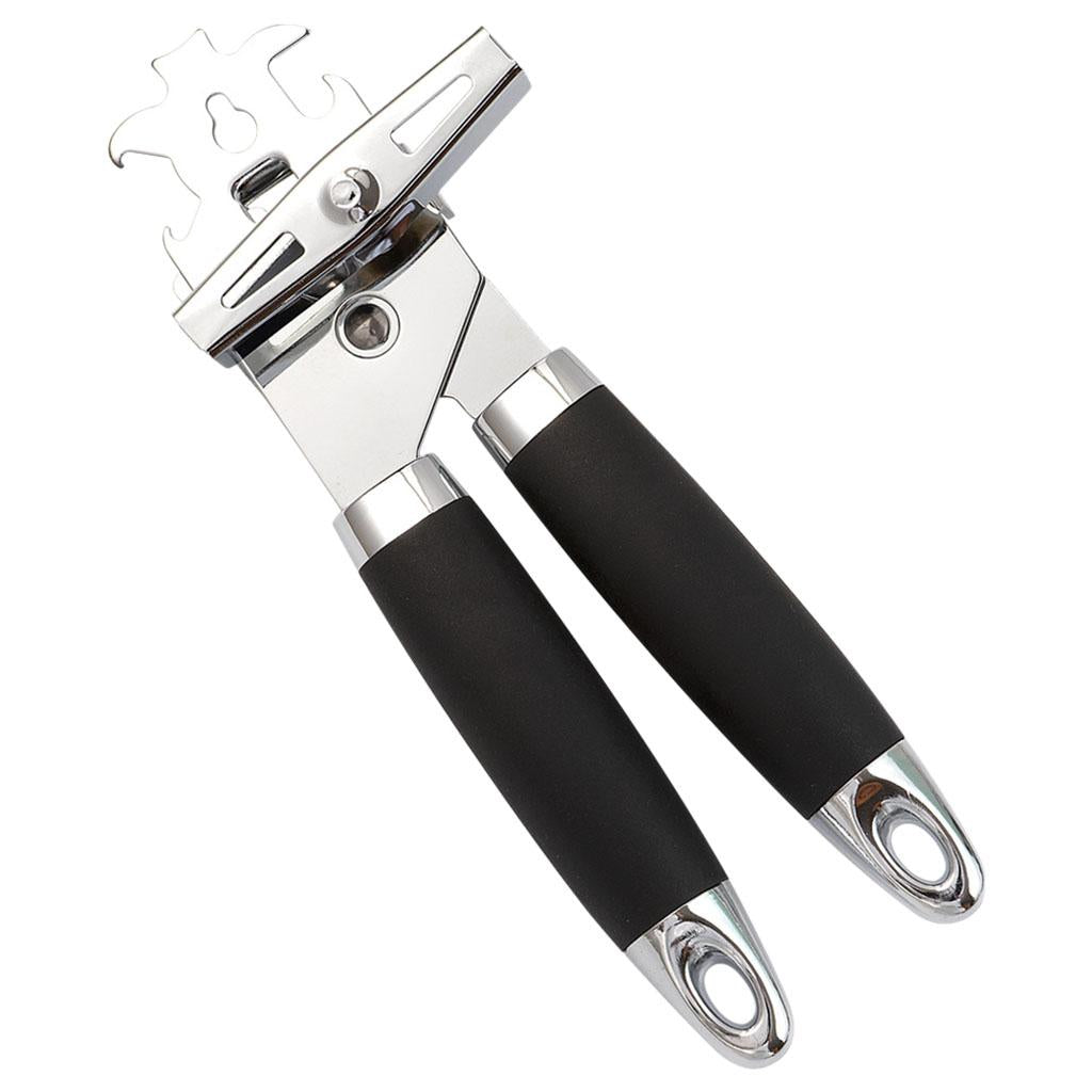Stainless Steel Manual Can Opener Anti Slip Bottle Opener for Kitchen Tools