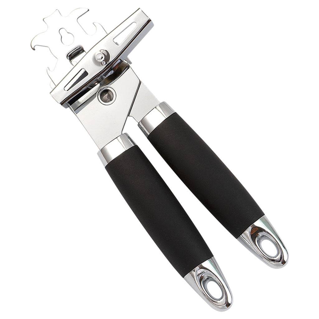 Stainless Steel Manual Can Opener Anti Slip Bottle Opener for Kitchen Tools