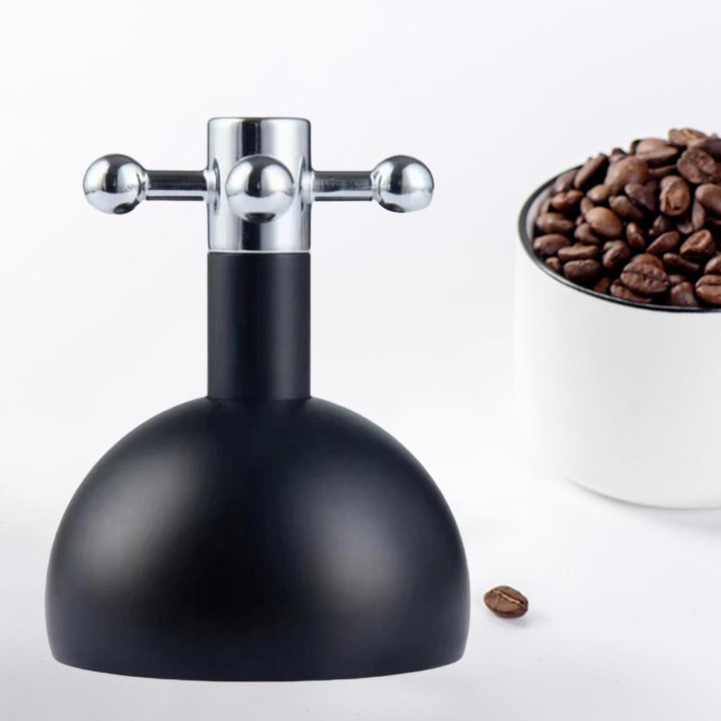 58mm Needle Coffee Tamper Distributor Leveler Tool Kitchen Cafe Bar Black