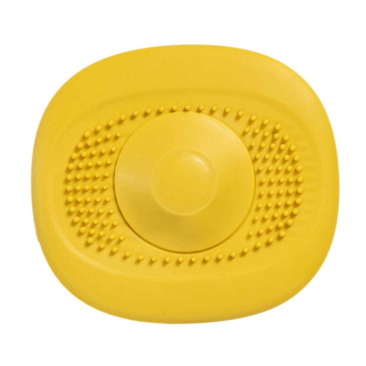 Tpr Silicone Strainer Diverse Needs Vortex for Household Cleaning Bathtub yellow