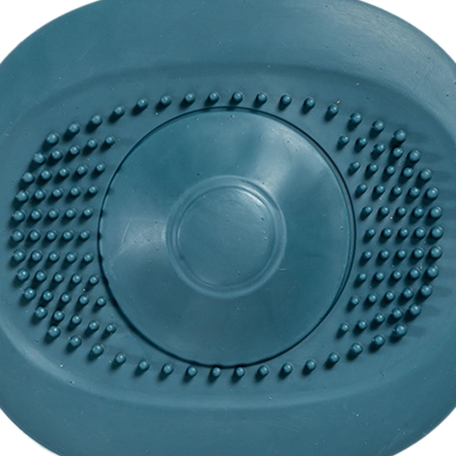 Tpr Silicone Strainer Diverse Needs Vortex for Household Cleaning Bathtub blue