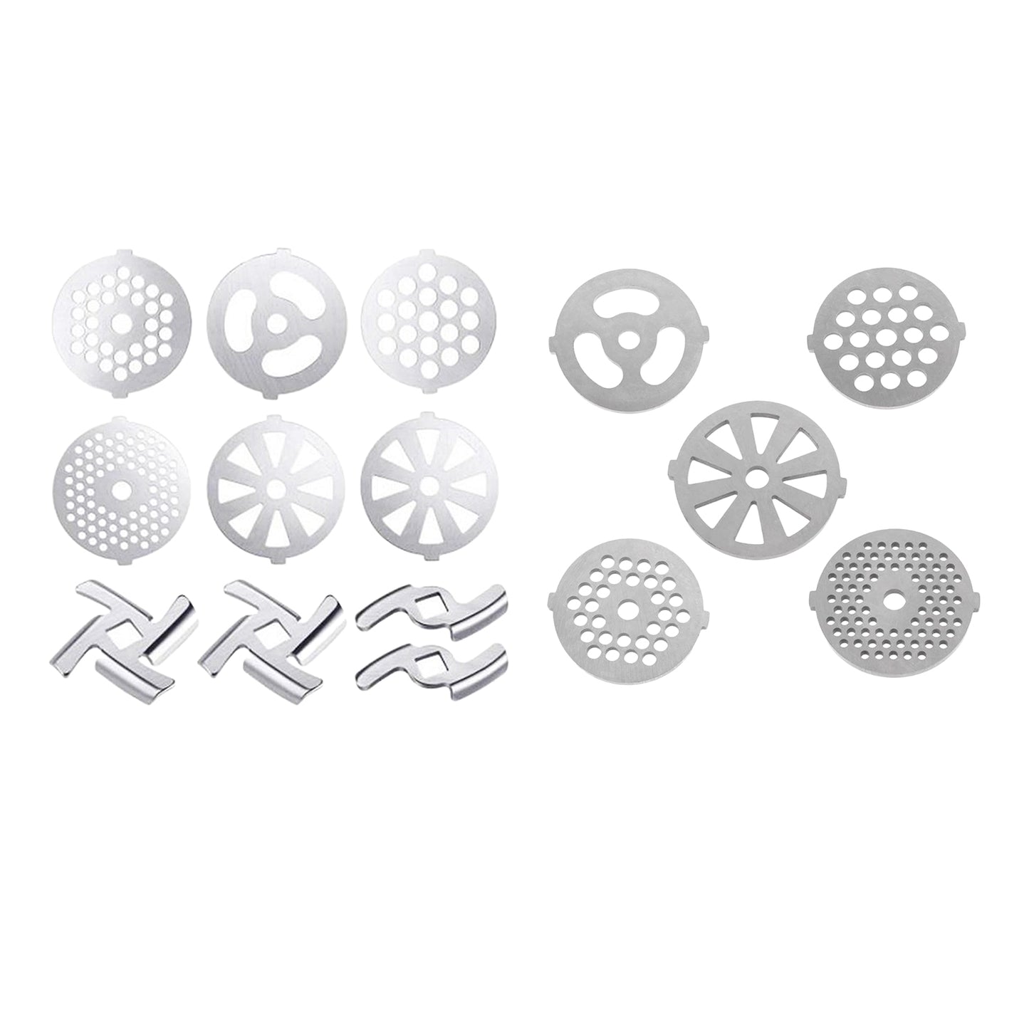 Food Grinder Blade Cutter Disc Various Thicknesses for Kitchen 5 Pieces