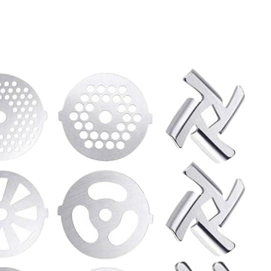 Food Grinder Blade Cutter Disc Various Thicknesses for Kitchen 10 Pieces