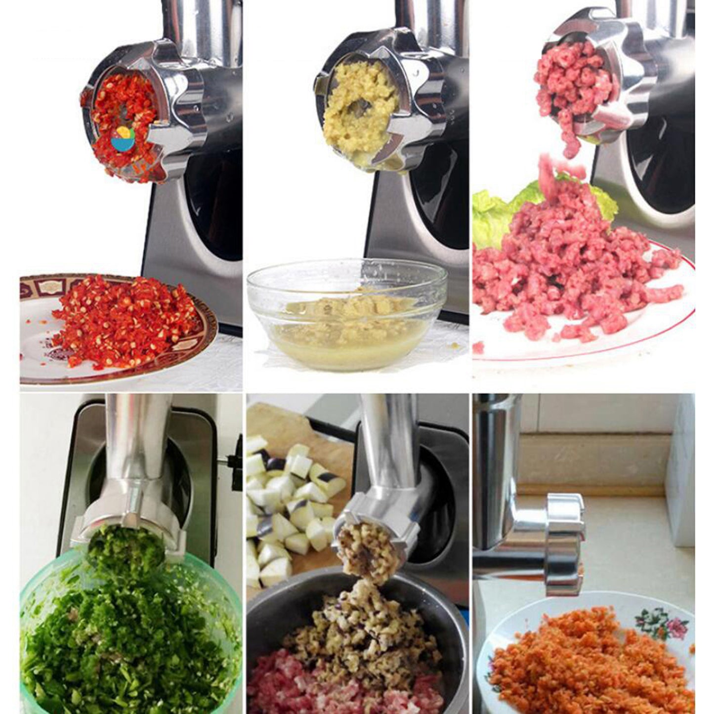 Food Grinder Blade Cutter Disc Various Thicknesses for Kitchen 10 Pieces