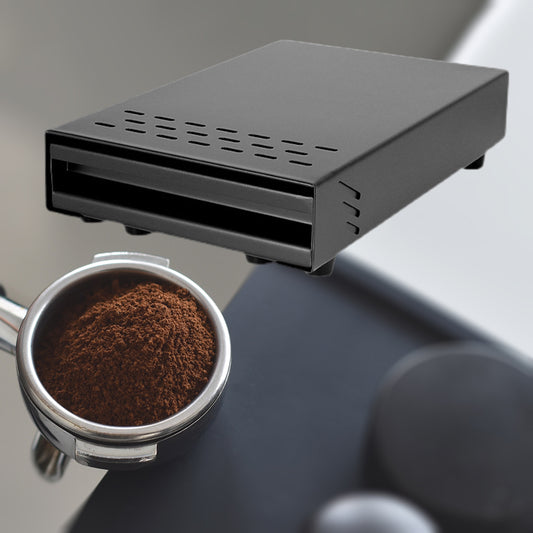 Drawer Type Table Coffee Knock Residue Box Commercial Coffee Powder Slag Box Black