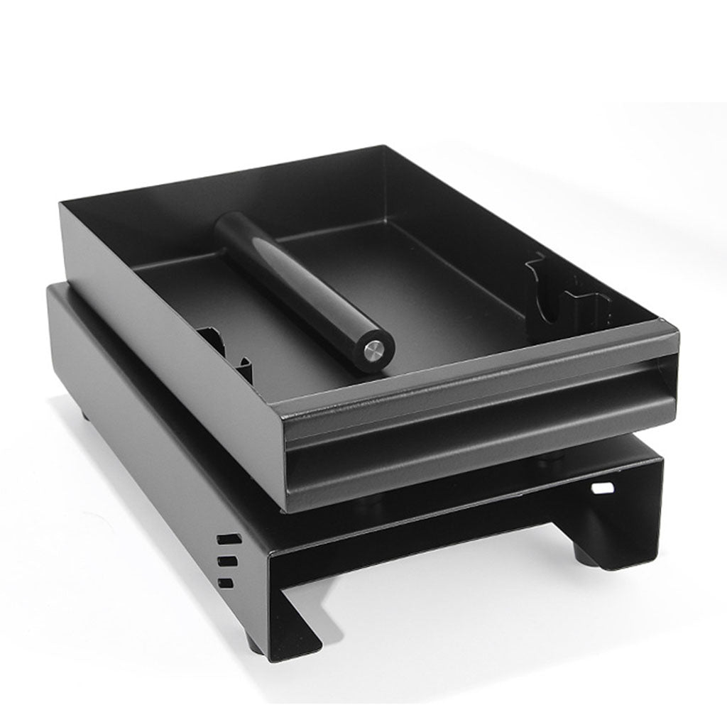Drawer Type Table Coffee Knock Residue Box Commercial Coffee Powder Slag Box Black