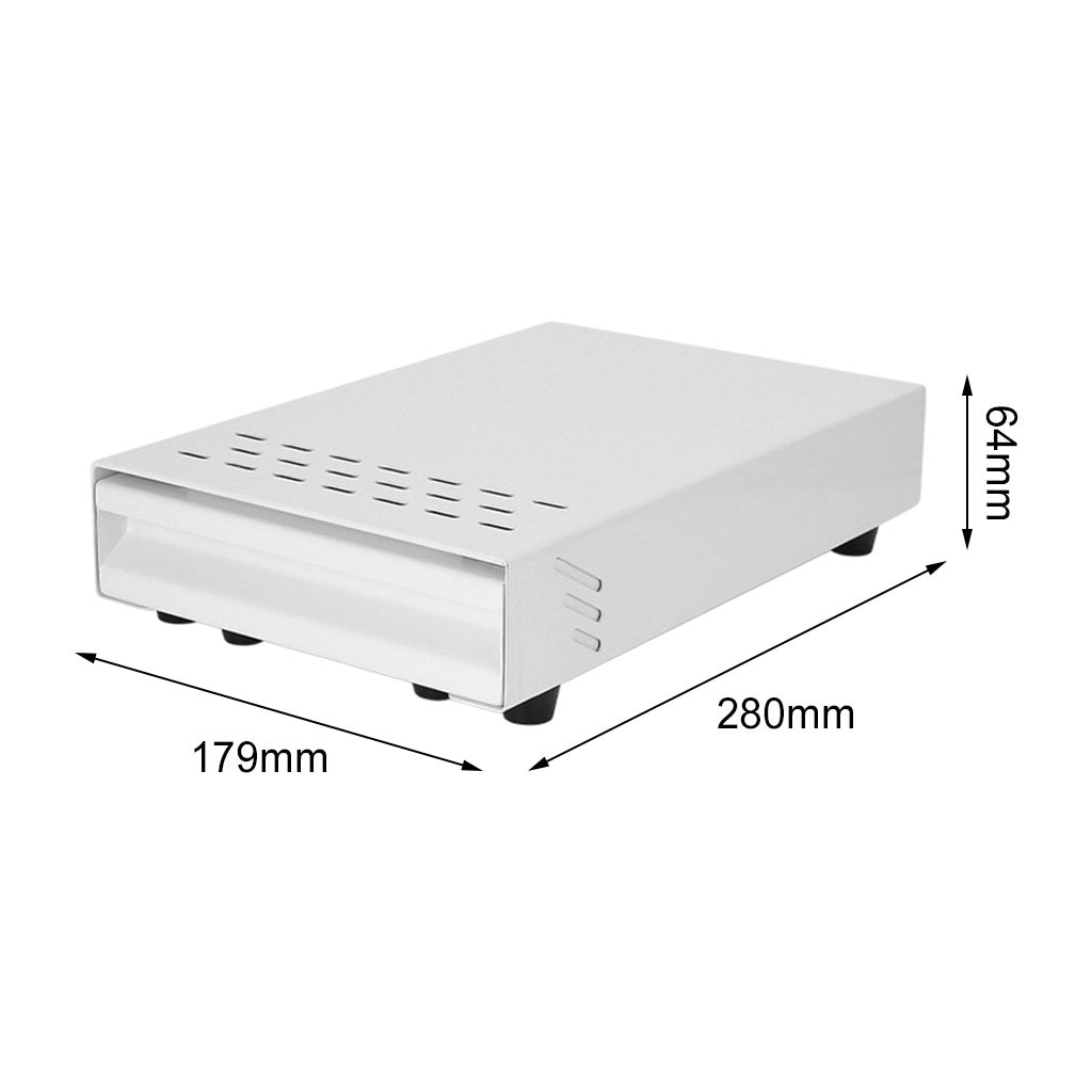 Drawer Type Table Coffee Knock Residue Box Commercial Coffee Powder Slag Box White