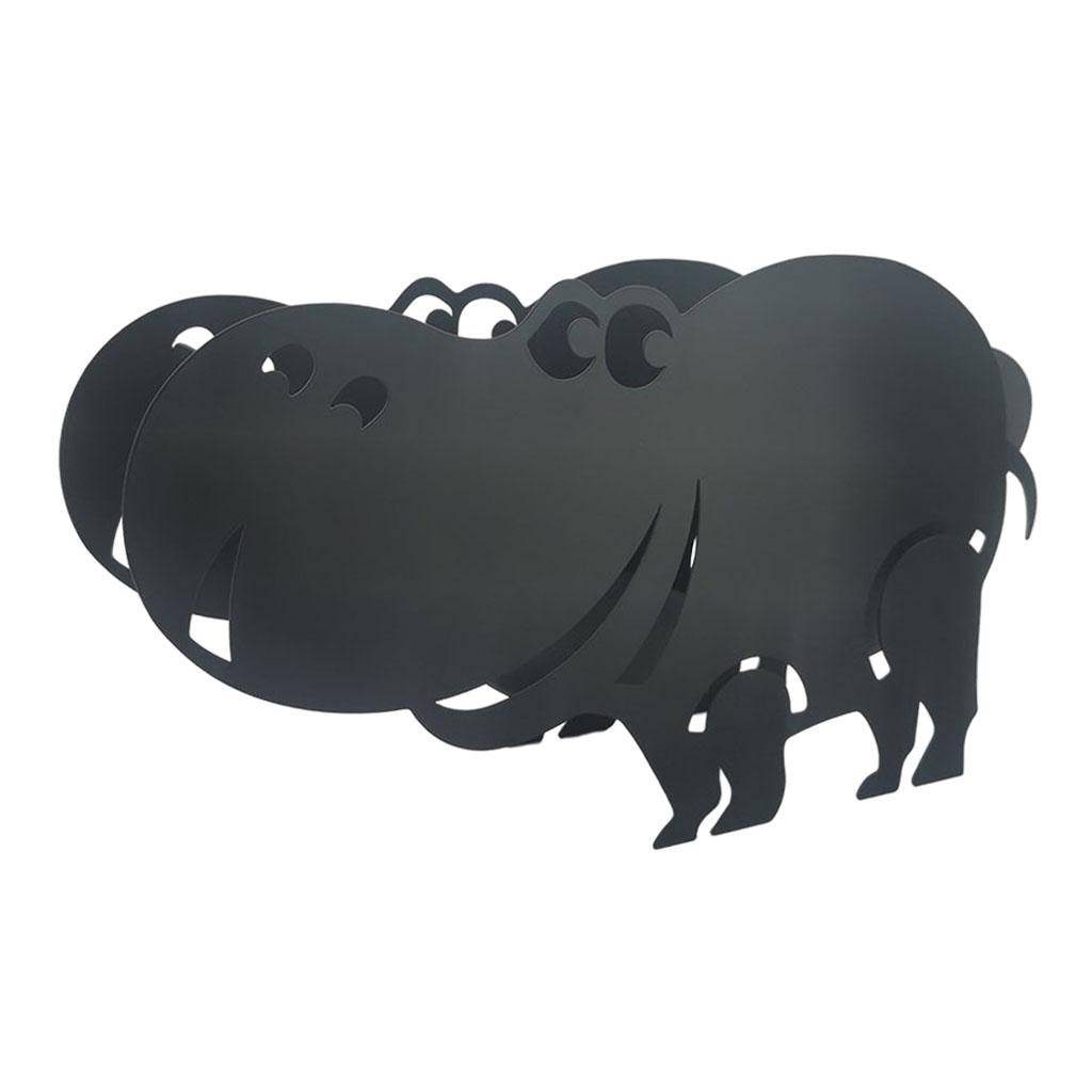Iron Toilet Roll Holder Unique Free Standing for Kitchen Home Bathroom 36.5x12x22cm