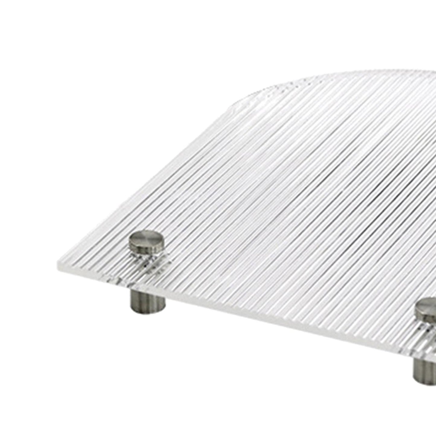 Clear Storage Tray Organizer Decoration Acrylic for Breakfast Office Dessert U-shaped