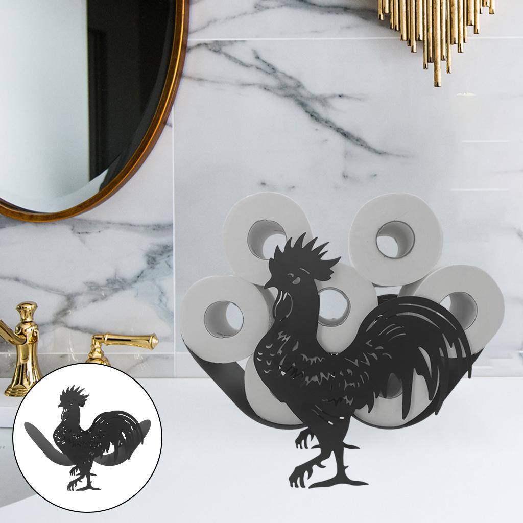 Toilet Roll Holder Paper Stand Free Standing Cute Novelty Animal-shaped Home Chick