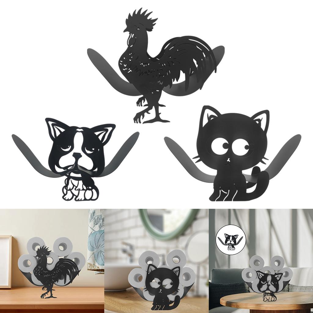 Toilet Roll Holder Paper Stand Free Standing Cute Novelty Animal-shaped Home Chick