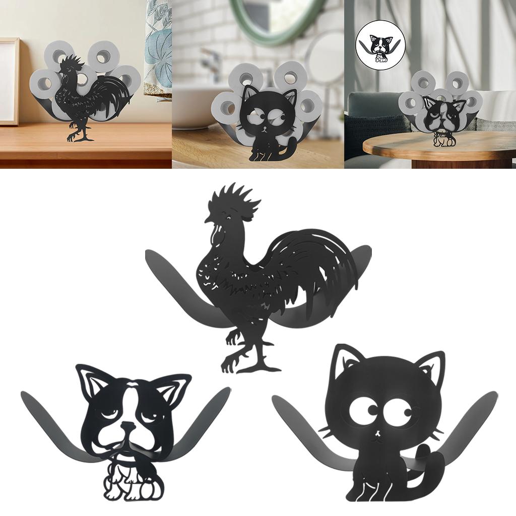 Toilet Roll Holder Paper Stand Free Standing Cute Novelty Animal-shaped Home Chick