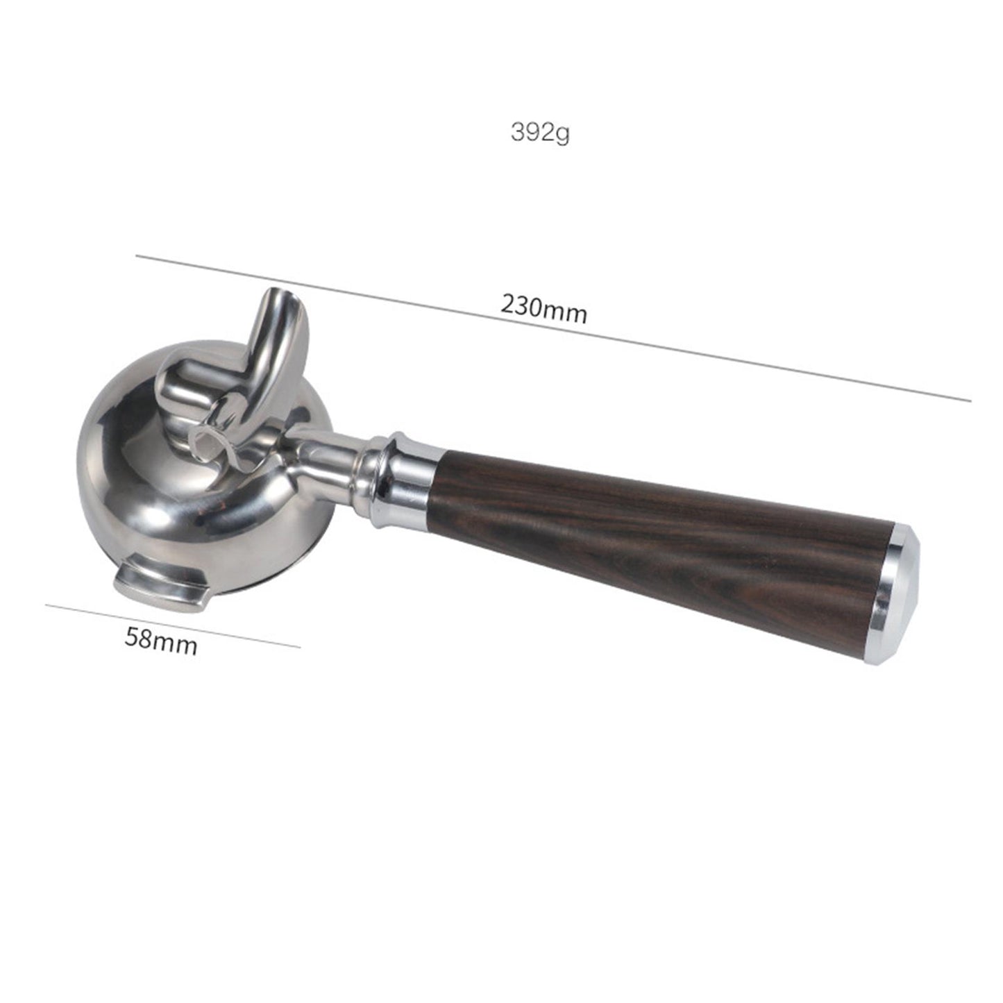 1PC 58mm Coffee Bottomless Portafilter Fine Filter Holder Supplies Parts B