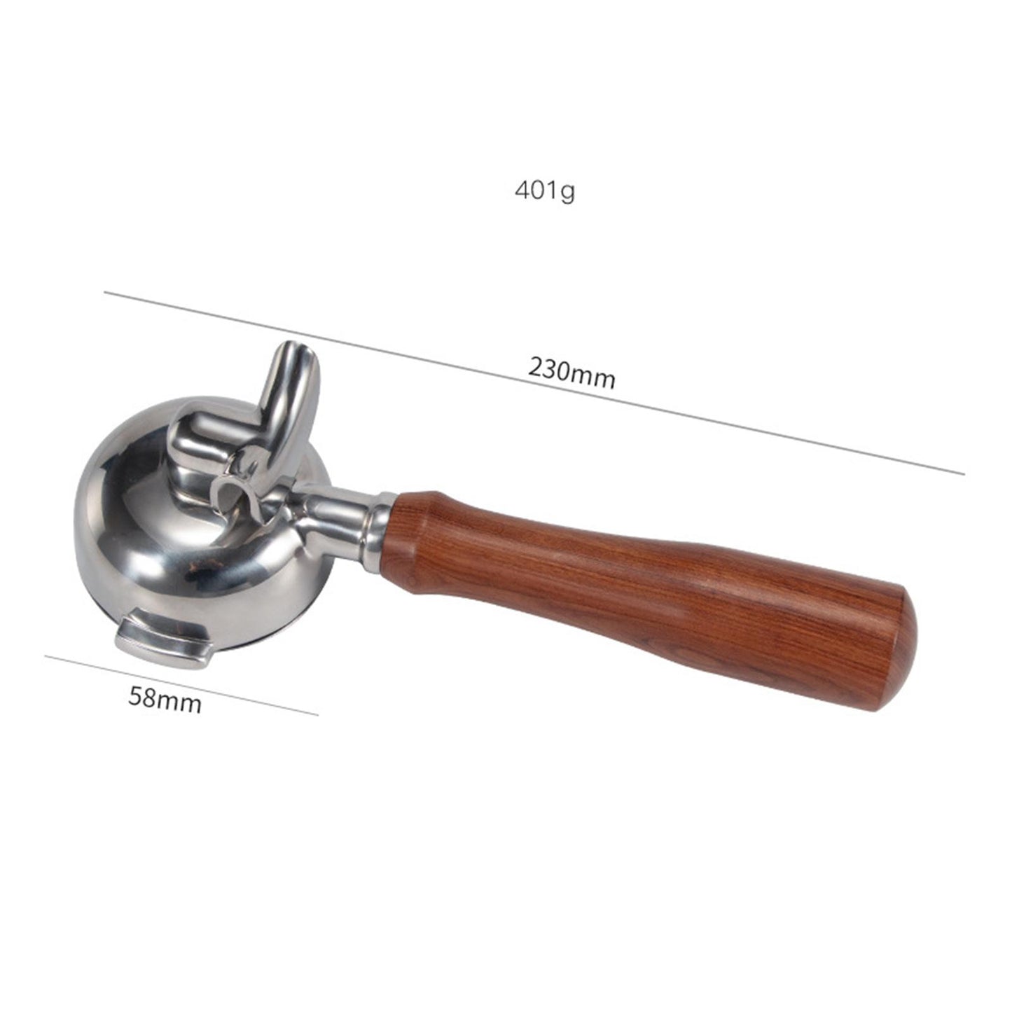1PC 58mm Coffee Bottomless Portafilter Fine Filter Holder Supplies Parts J