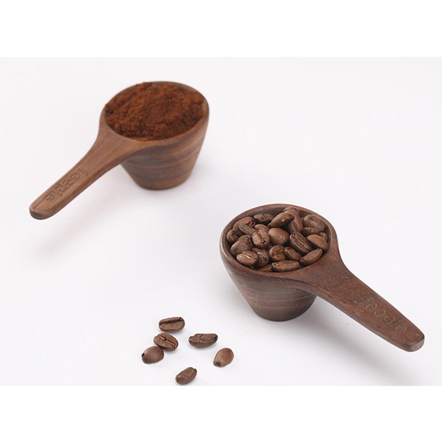 Black Walnut Wood Measuring Spoon Scoop Baking Utensils Kitchen Tool