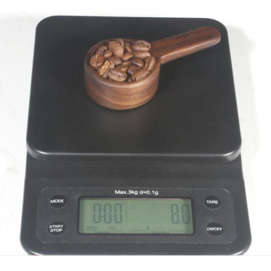 Coffee Measuring Spoon Tablespoon Wooden Coffee Bean Scoop Short handle 8g