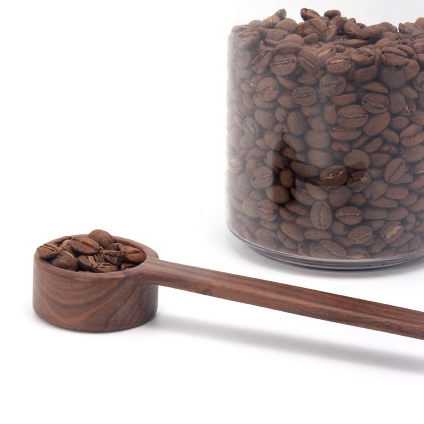Coffee Measuring Spoon Tablespoon Wooden Coffee Bean Scoop Short handle 8g
