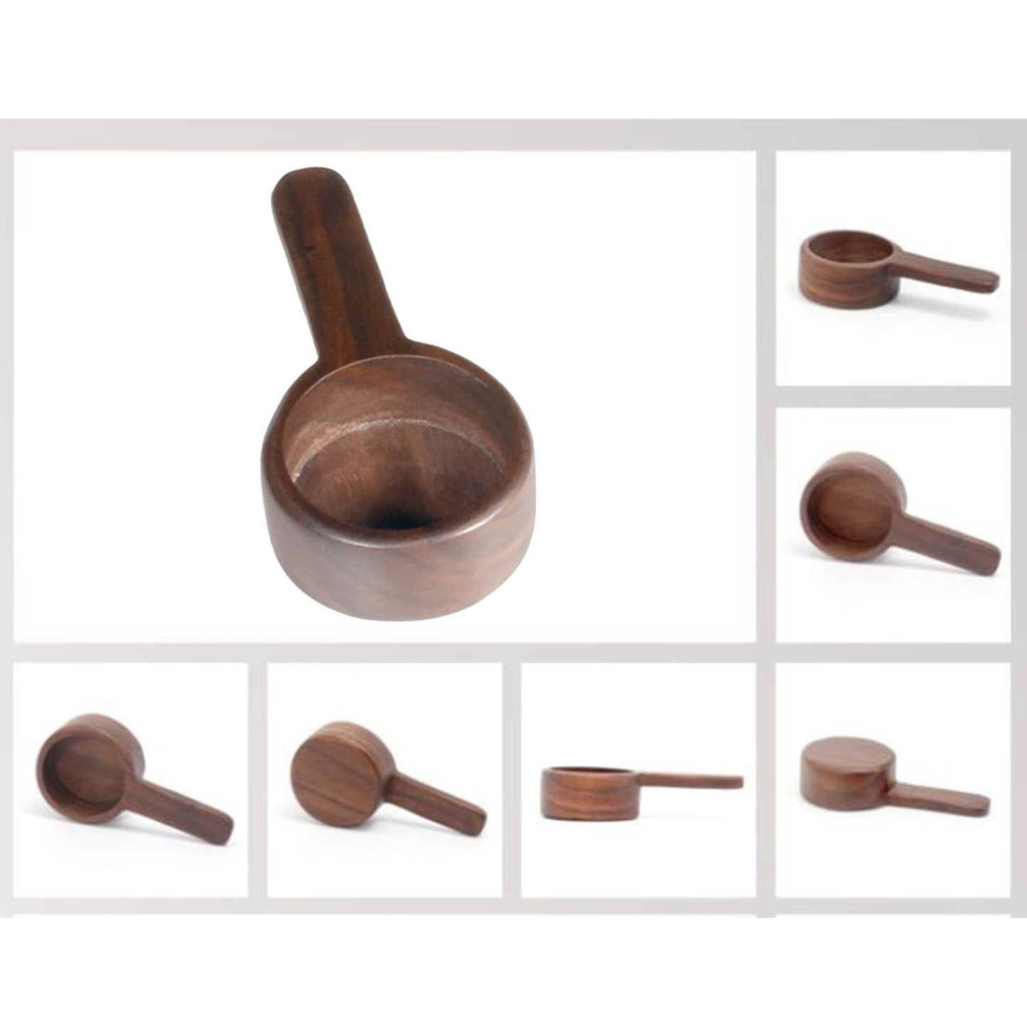 Coffee Measuring Spoon Tablespoon Wooden Coffee Bean Scoop Short handle 8g