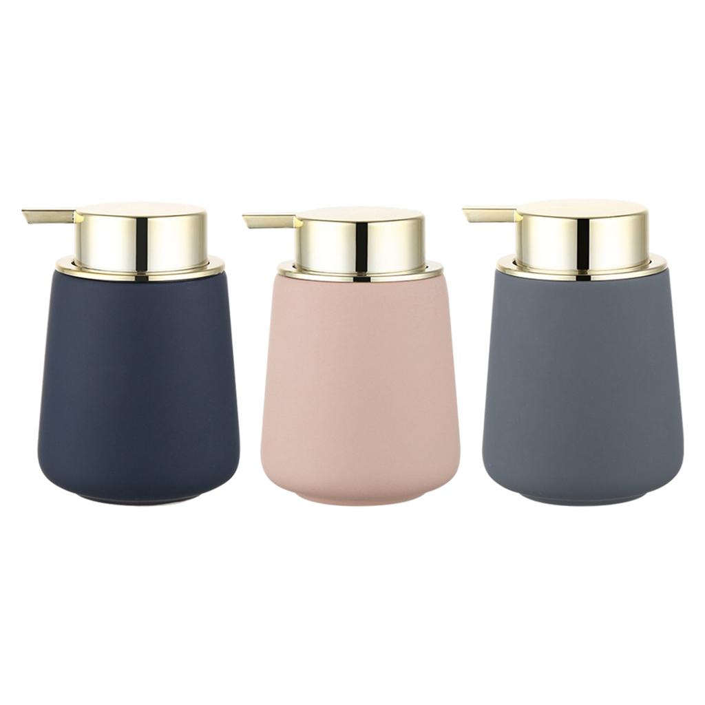 Portable Soap Dispenser Hand Sanitizer Bottle Press Bottle for Bathroom Dark Blue