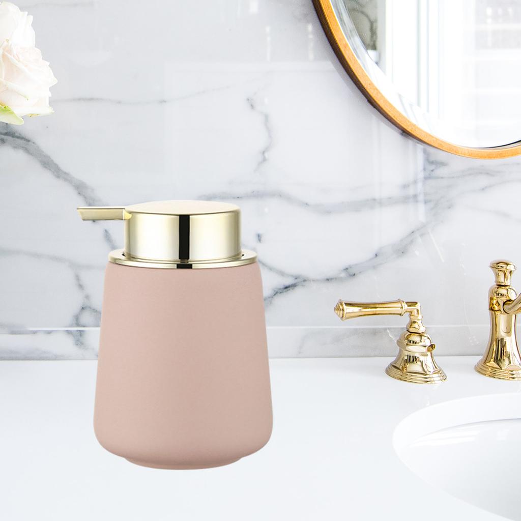 Portable Soap Dispenser Hand Sanitizer Bottle Press Bottle for Bathroom Dirty Pink