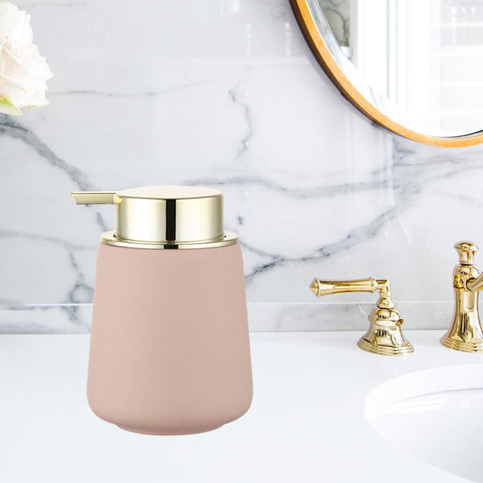 Portable Soap Dispenser Hand Sanitizer Bottle Press Bottle for Bathroom Dirty Pink