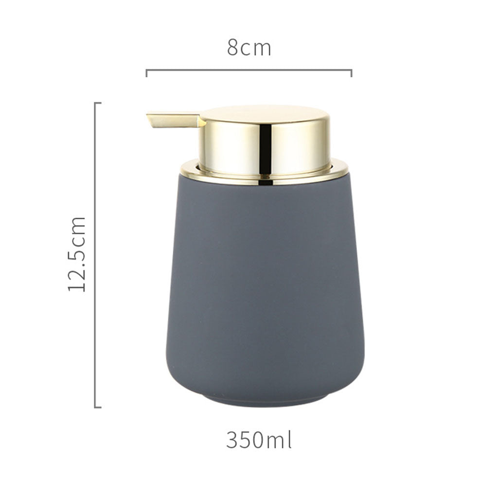 Portable Soap Dispenser Hand Sanitizer Bottle Press Bottle for Bathroom Whale Grey