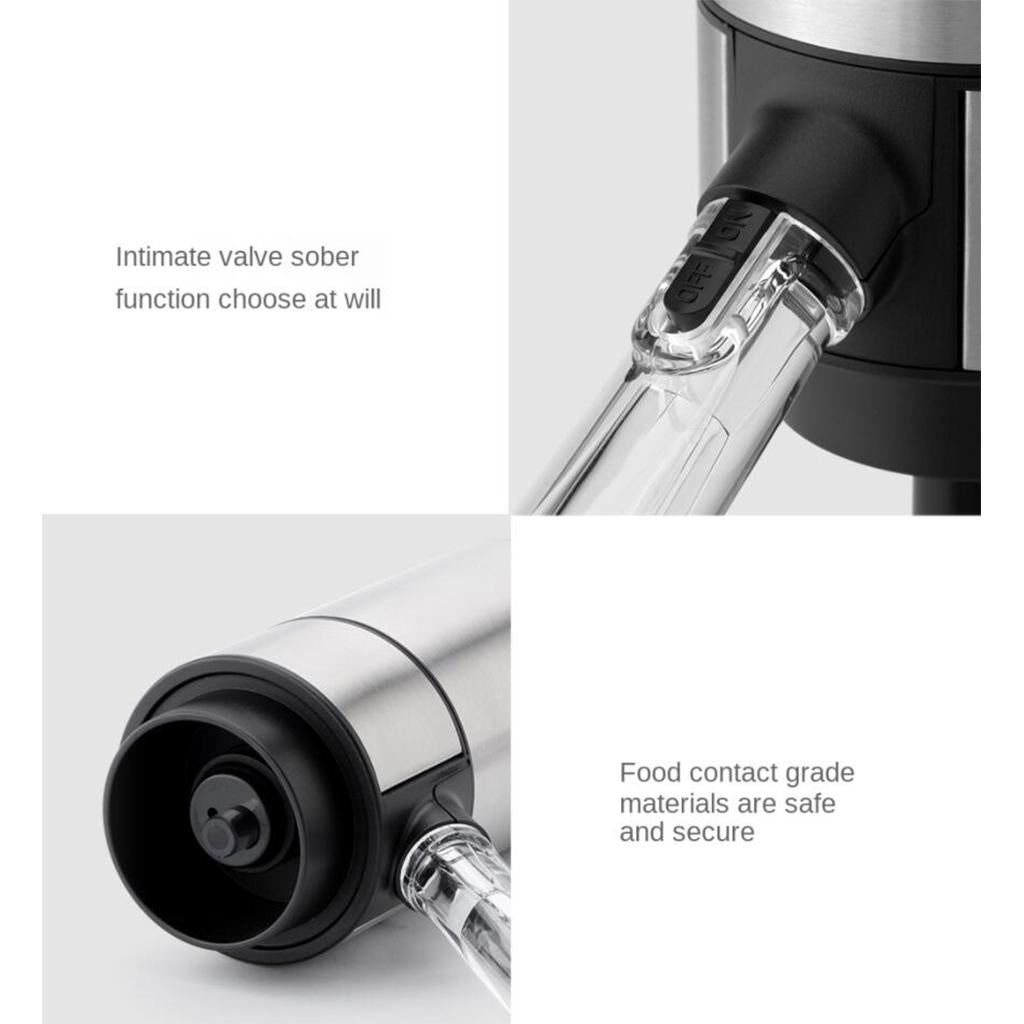 Electric Wine Aerator Pourer Accelerated Oxidation for Red White Wine Lovers