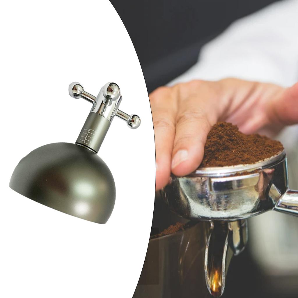 Coffee Tamper Household Espresso Powder Dispenser Espresso Machine Accesory Grey