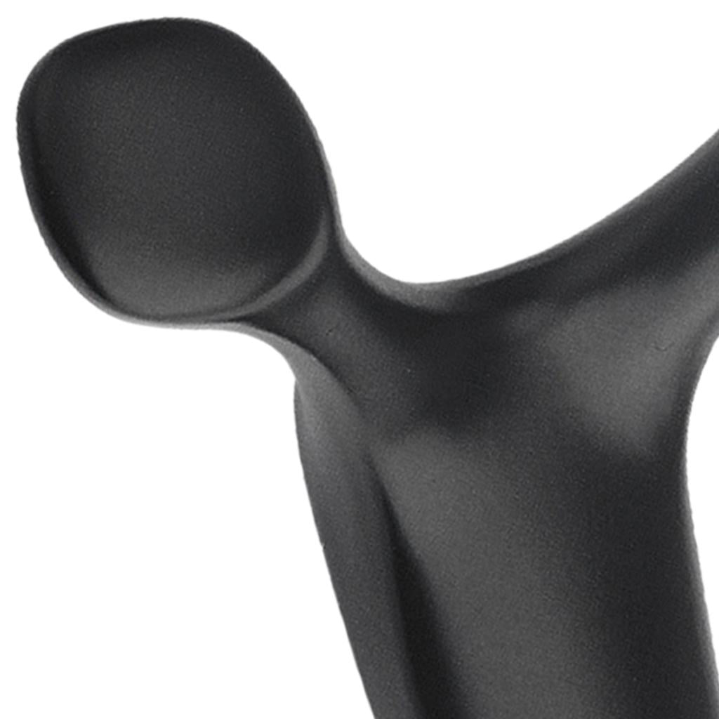 2 Pieces Wall Hooks Heavy Duty Nordic Waterproof for Kitchen Coat Robe Black
