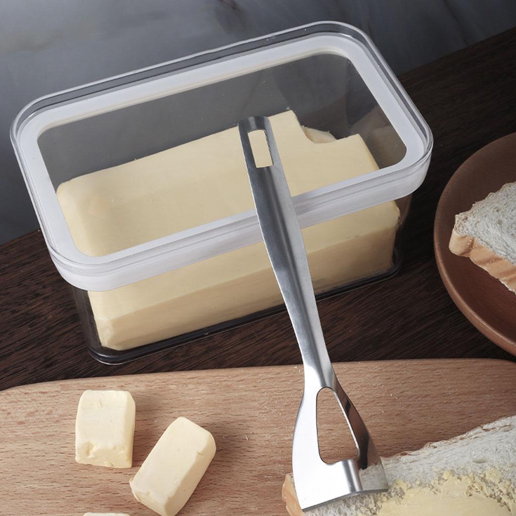 Butter Sealed Box Transparent 900ml Set for Dessert Cheese Baking Material