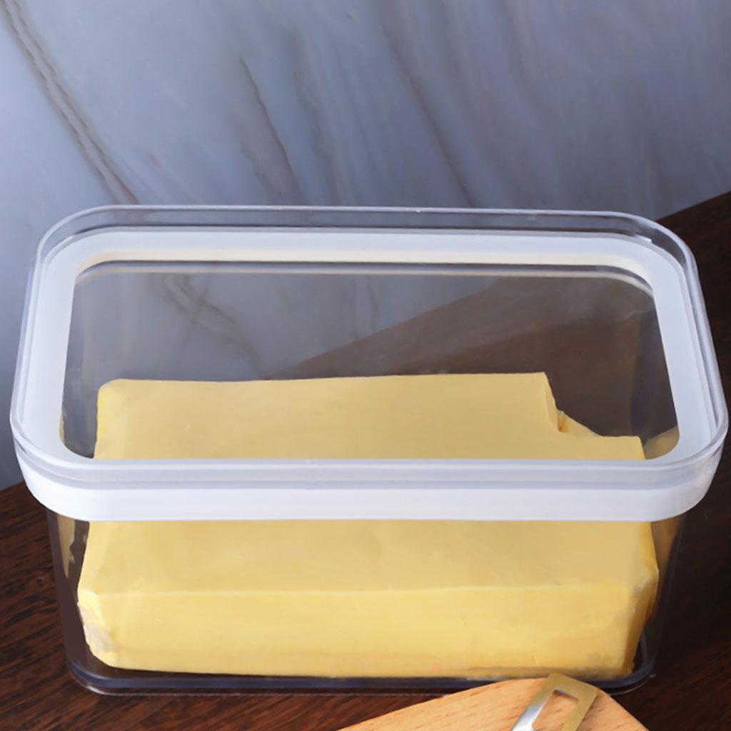 Butter Sealed Box Transparent 900ml Set for Dessert Cheese Baking Material
