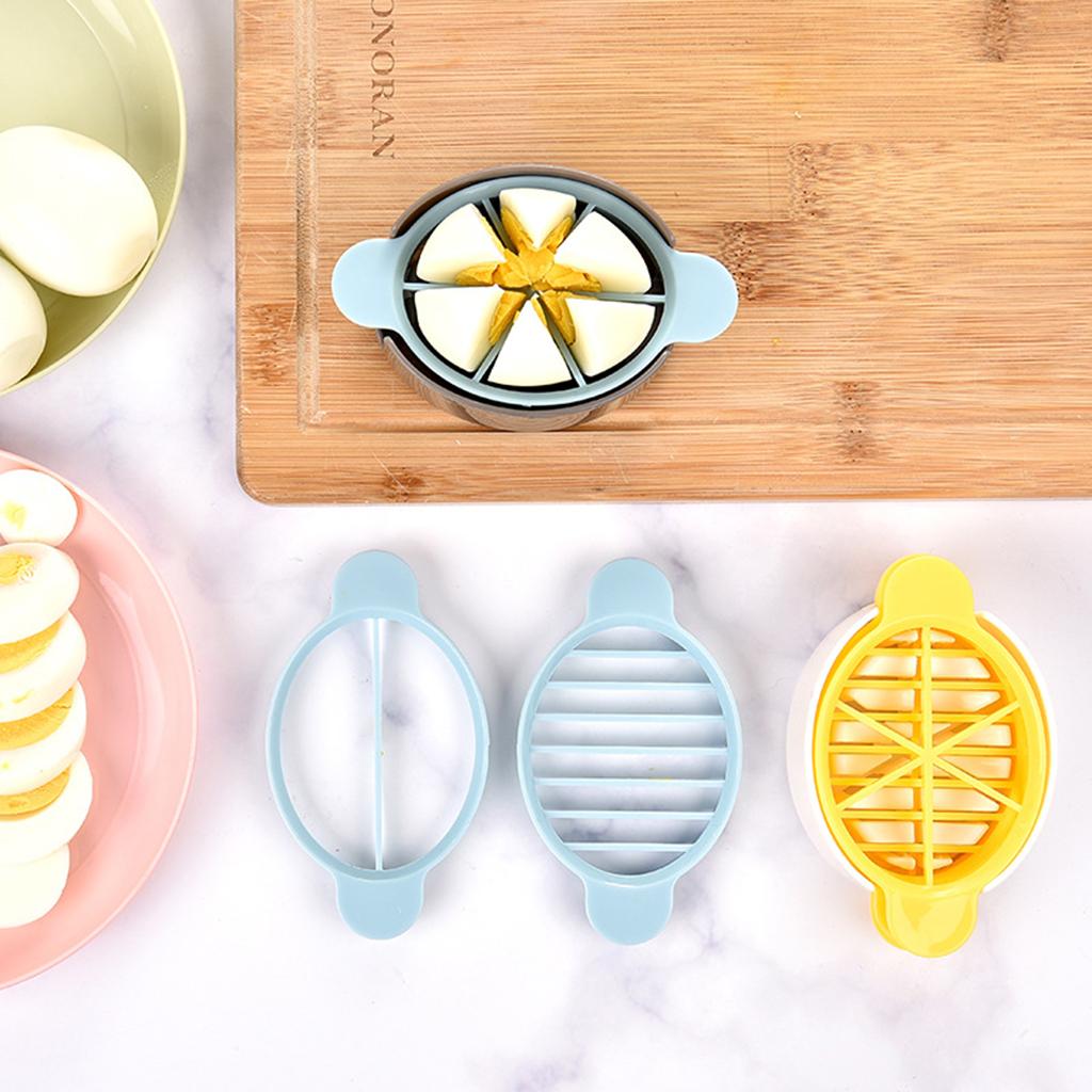 Egg Slicer Multifunctional Cutting Food for Cooking Soft Fruits yellow